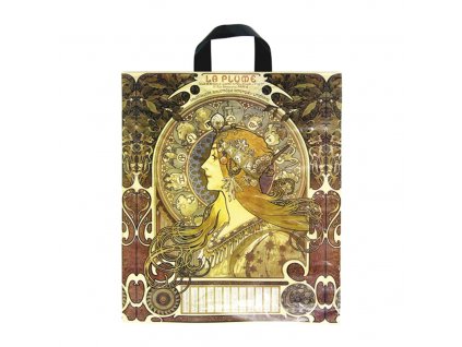 Igelitová taška A. Mucha 41 × 46 cm