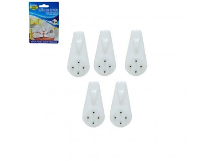 Háčik do betónu plastový, 5 ks