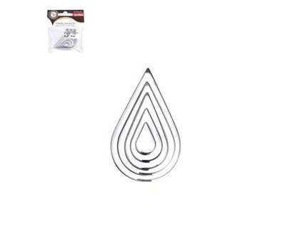 Vykrajovačka nerezová sada KVAPKA