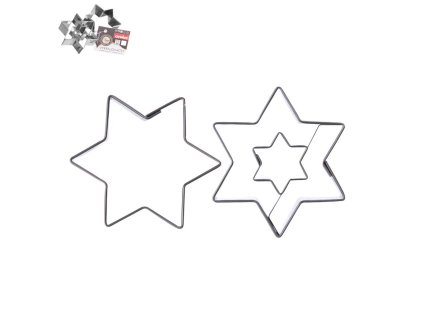 Nerezová vykrajovačka - HVIEZDA 2ks