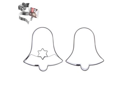 Nerezová vykrajovačka - ZVONČEK 2ks