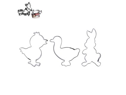 Nerezová vykrajovačka - VEĽKÁ NOC II. 3ks