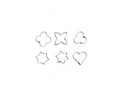 Nerezové vykrajovačky - MIX 6ks