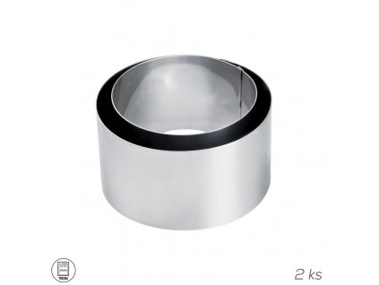 Kruhová forma na pečenie/tvorítko 2ks