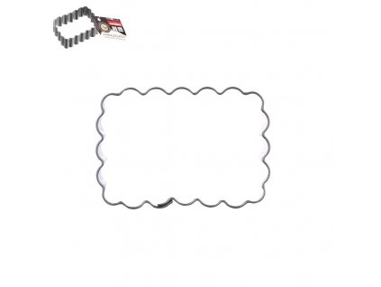 Nerezová vykrajovačka - OBDĹŽNIK vlnky