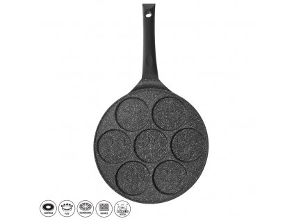 Panvica GRANDE na 7 lievancov SMAJLÍK