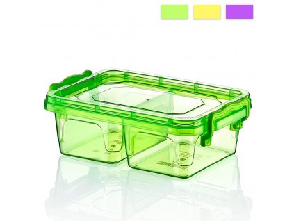 Box plastový multi Bon obdĺžnikový nízky 0,5 l Duo