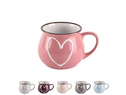 Hrnček keramický Heart 0,32 l