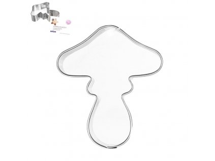 Nerezová vykrajovačka v tvare MUCHOTRÁVKA