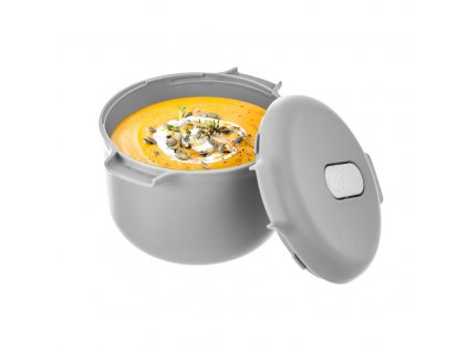 Dóza na polievku s viečkom ClipFresh 0,65 l