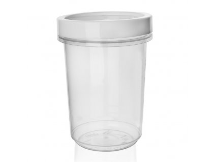 Dóza s viečkom WHITE 0,5 l