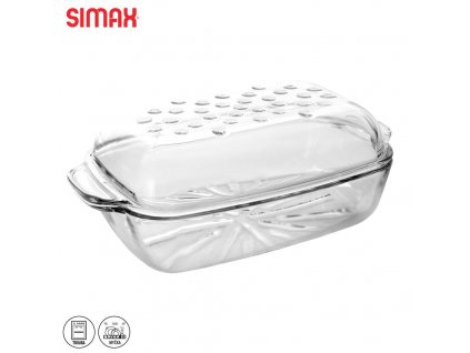 Pekáč sklenený s vekom, 3,2l + 2,3 l