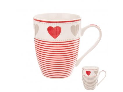 Hrnček porcelánový, RED LINK, 0,35 l