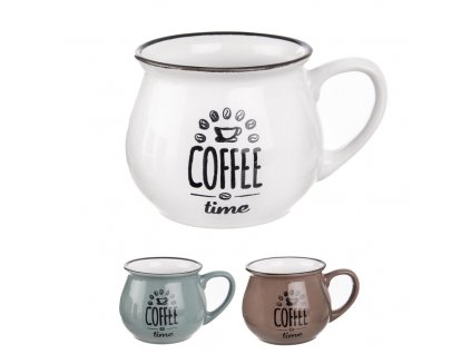Hrnček keramický, COFFEE TIME, 0,32 l