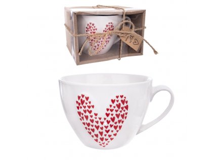 Hrnček porcelánový, LOVE GIFT, 0,49 l,