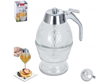 Dávkovač medu, sklo- plastový, 0,25 L