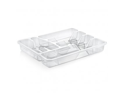 Plastový príborník DEMIREL transparentný